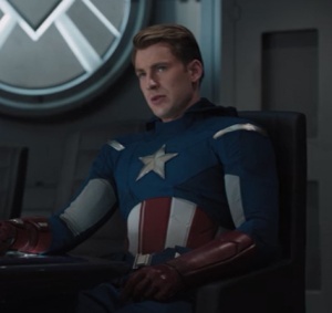 Chris Evans as Steve Rogers, a.k.a. Captain America